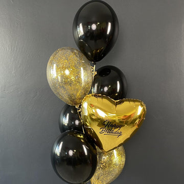 Golden Noir Birthday Set