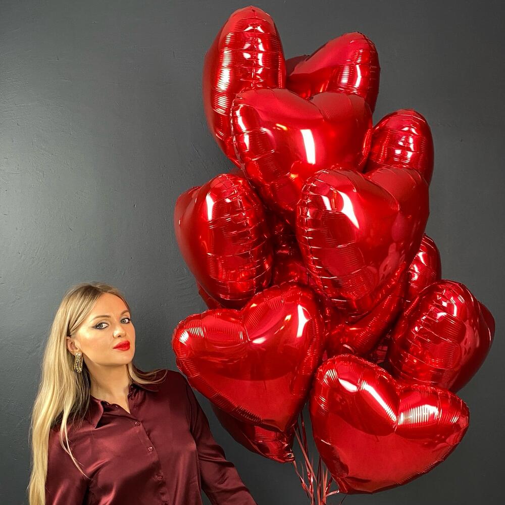 Crimson Romance Balloon Set